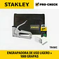 Engrapadora Metálica Trabajo Liviano + Grapas Stanley Tr45kc - Miniatura 2
