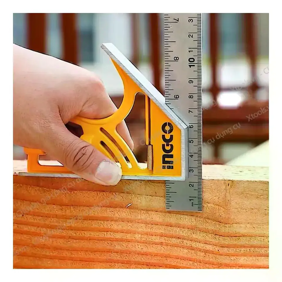 Escuadra De Combinación Magnética Ingco 300mm Naranja Naranja Oscuro 7