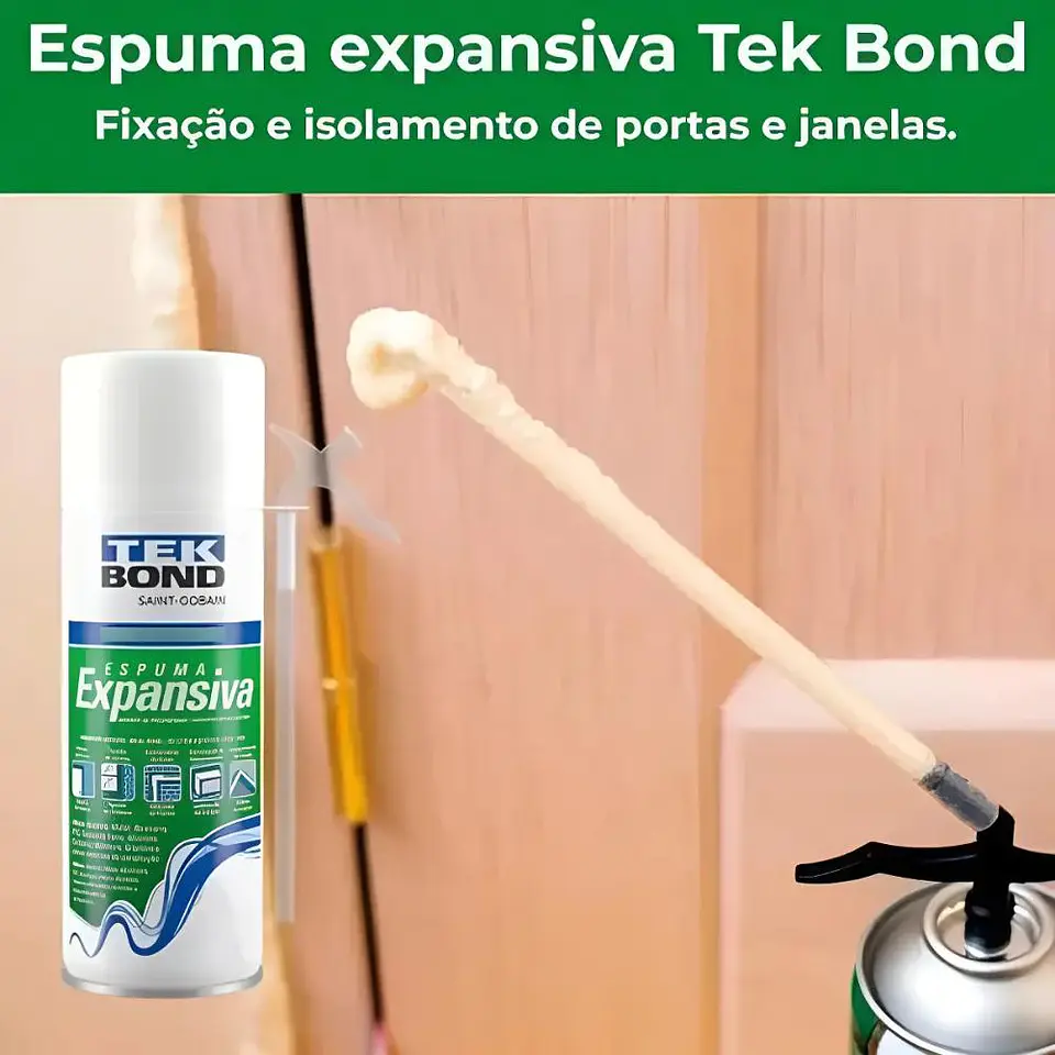 Espuma Expansiva Pu Tekbond 320 G / 500 Ml Uso General 4