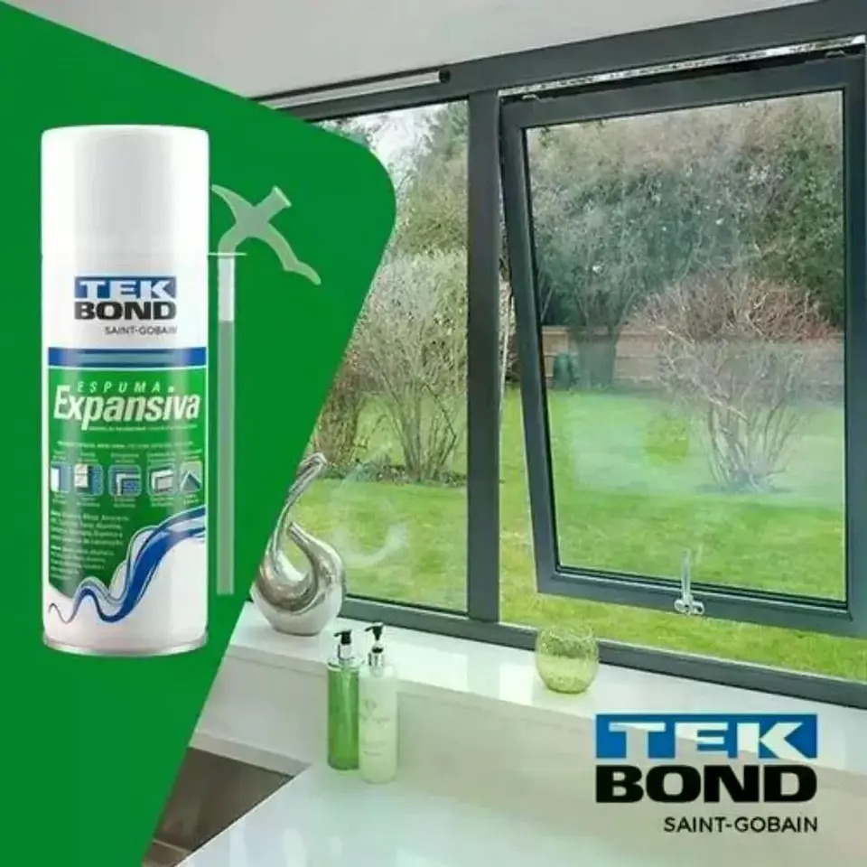 Espuma Expansiva Pu Tekbond 320 G / 500 Ml Uso General 5