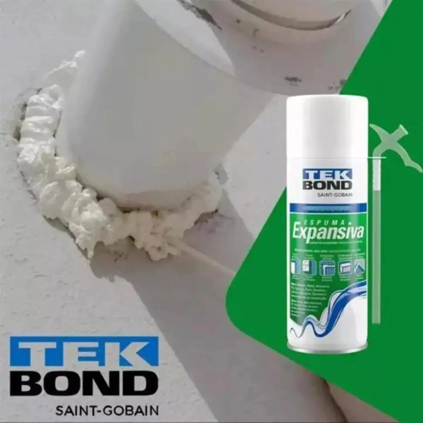 Espuma Expansiva Pu Tekbond 320 G / 500 Ml Uso General 6