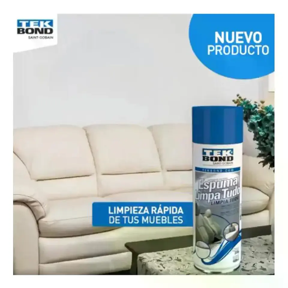 Espuma Limpieza Limpia Todo 400 Ml Tekbond Uso General 3