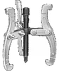 Extractor De Polea Rodamiento 3 Patas 3 PuLG Wadfow Cojinete - Miniatura 2