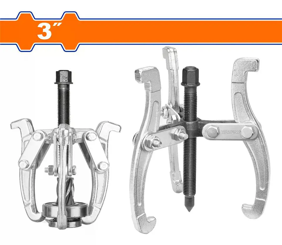 Extractor De Polea Rodamiento 3 Patas 3 PuLG Wadfow Cojinete 5