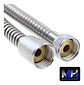 Flexible Ducha 1,6 Metros De Largo Swertt Taumm Acero Inox Acero Inoxidable Pulido - Miniatura 2