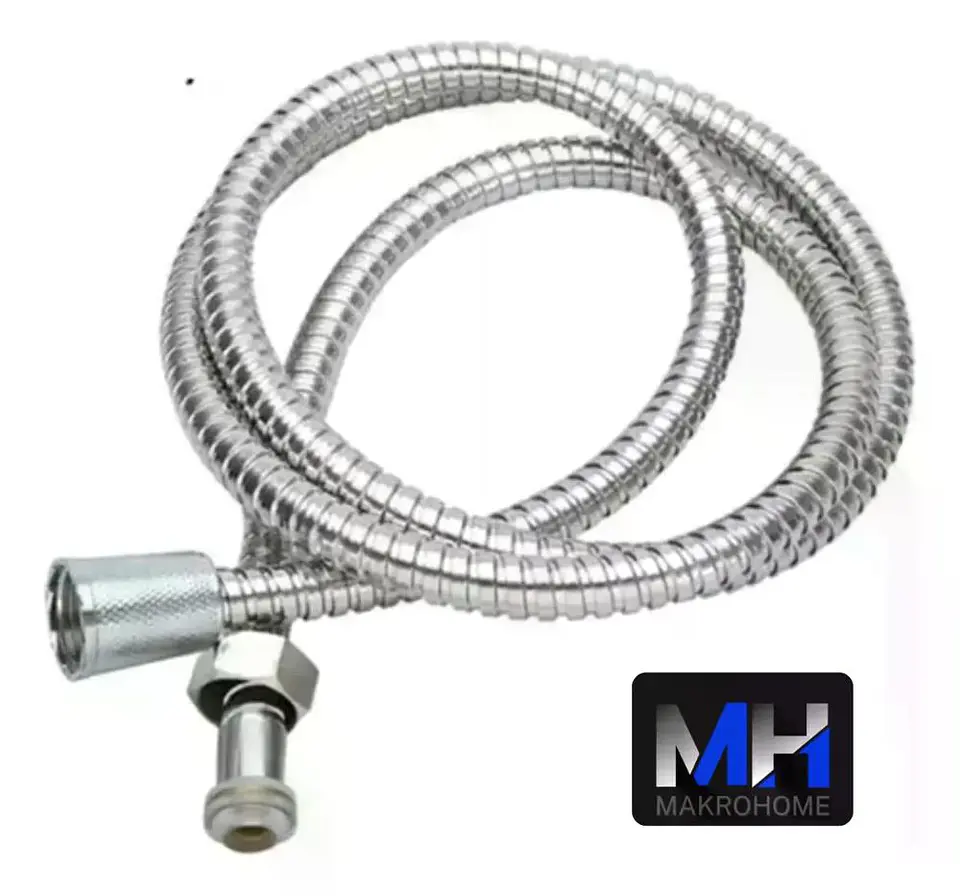 Flexible Ducha 1,6 Metros De Largo Swertt Taumm Acero Inox Acero Inoxidable Pulido 3