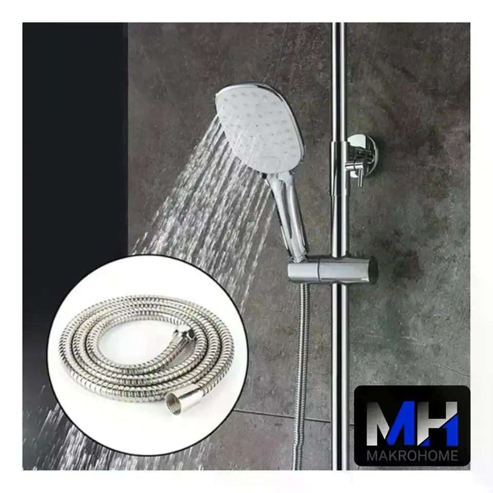 Flexible Ducha 1,6 Metros De Largo Swertt Taumm Acero Inox Acero Inoxidable Pulido 5
