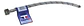 Flexible Agua He-hi M10 X 1/2  35 Cm Rojo Taumm 500 Psi - Miniatura 2