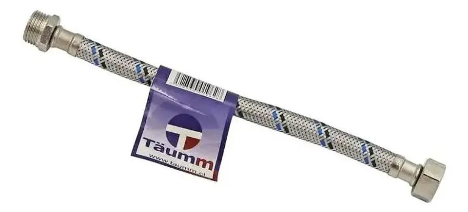 Flexible Agua He-hi 1/2 35 Cm Taumm Acero Inoxidable 350 Psi 2
