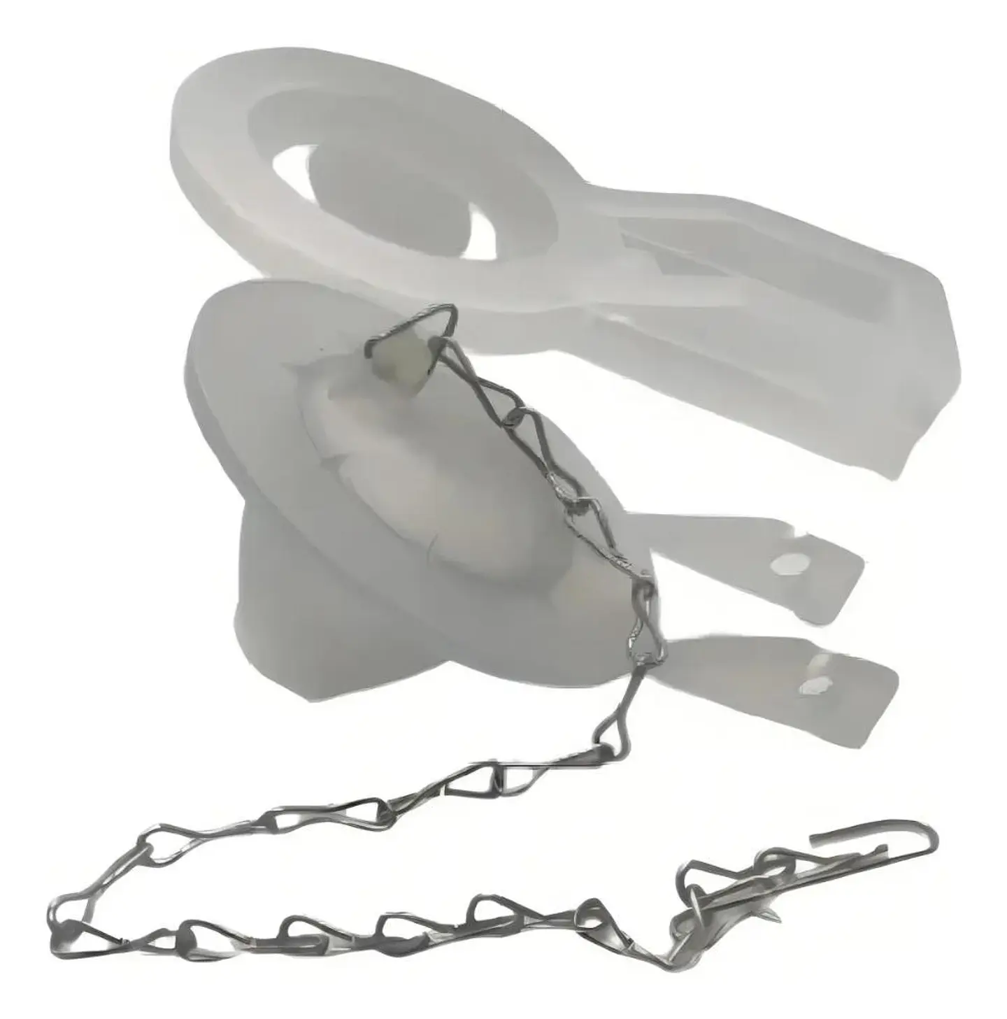 Flapper Para Estanque Wc Baño Cadena Metalica Taumm 5