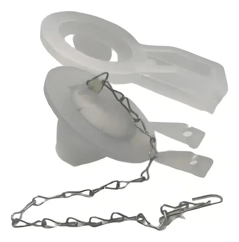 Flapper Para Estanque Wc Baño Cadena Metalica Taumm 5
