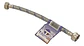 Flexible Agua Hi-hi 1/2 30 Cm Taumm Acero Inox 350 Psi - Miniatura 3