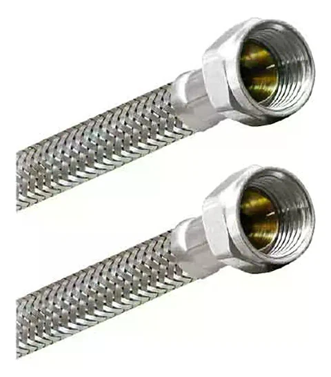 Flexible Agua Hi-hi 1/2 50 Cm Taumm Acero Inoxidable 350 Psi