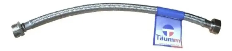 Flexible Agua Hi-hi 1/2 50 Cm Taumm Acero Inoxidable 350 Psi 2