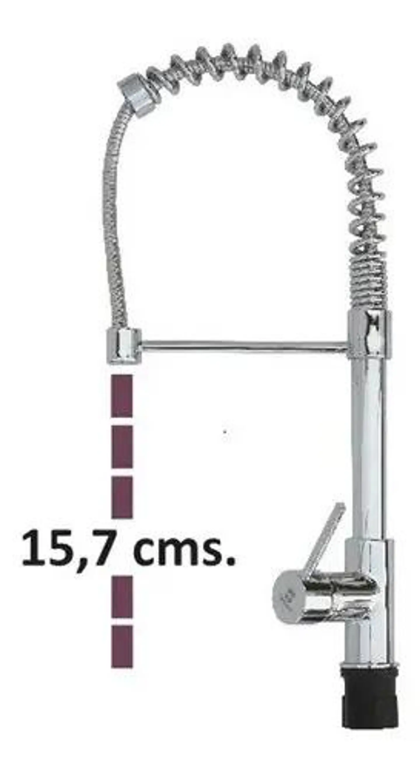 Grifo Monomando Profesional Täumm Con Cuello Extensible Para Lavaplatos 3