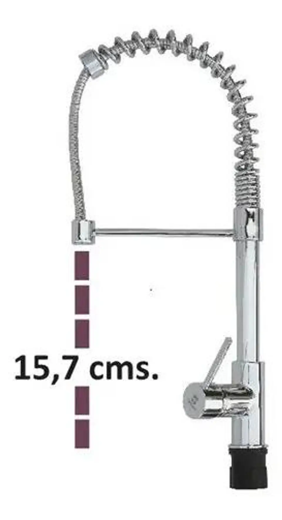 Grifo Monomando Profesional Täumm Con Cuello Extensible Para Lavaplatos 3