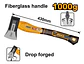 Hacha De Mano Mango Fibra De Vidrio 1000 Gr 43 Cm Ingco - Miniatura 2