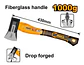 Hacha De Mano Mango Fibra De Vidrio 1000 Gr 43 Cm Ingco - Miniatura 3