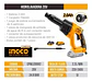 Hidrolavadora Inalambrica 20v Ingco + Bat+ Carg+ 5 Acc Naranja 50 Hz/60 Hz - Miniatura 4