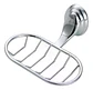 Jabonera Metal Accesorio Baño Plateado - Miniatura 2