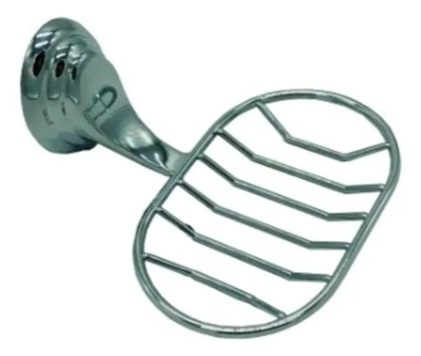 Jabonera Metal Accesorio Baño Plateado 3