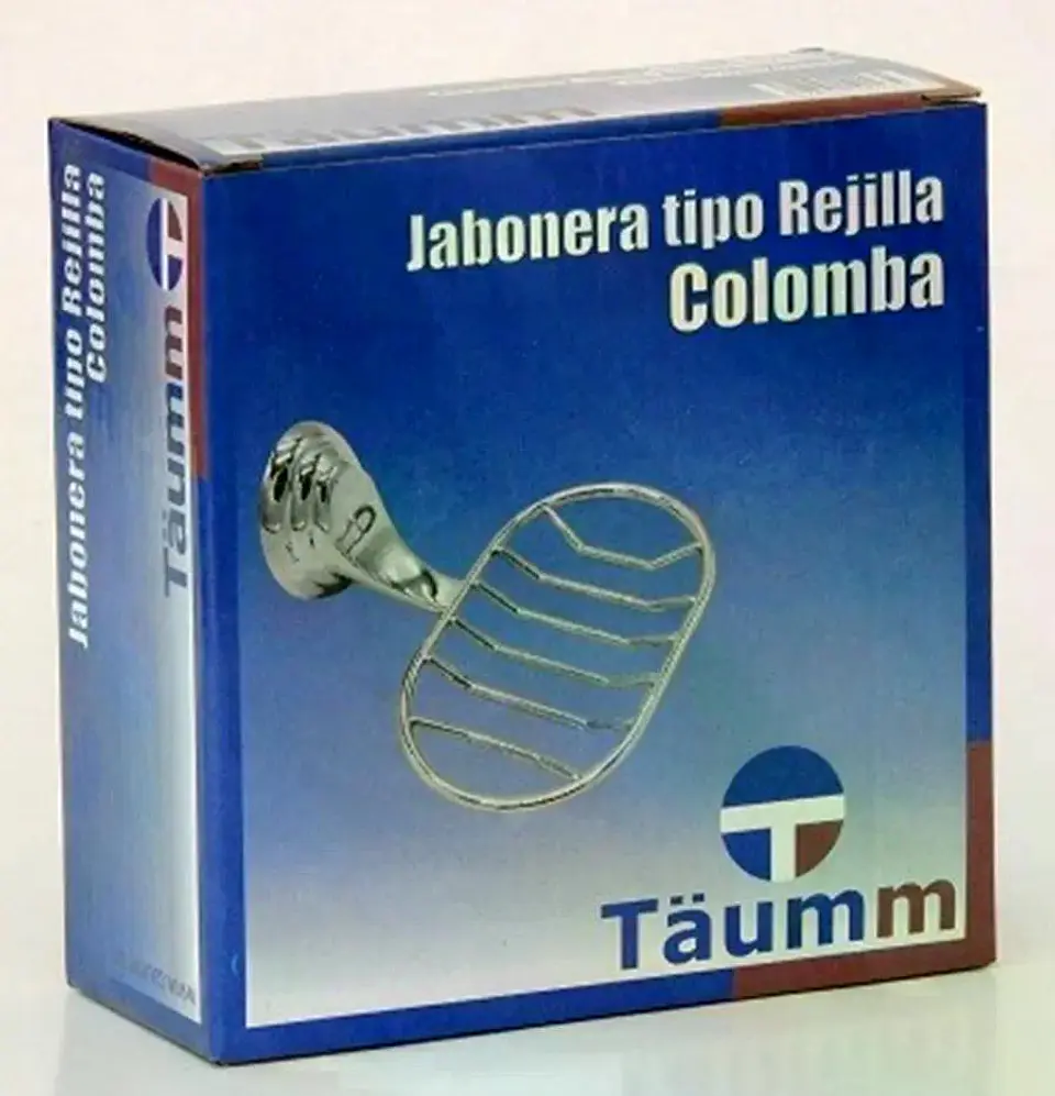 Jabonera Metal Accesorio Baño Plateado 7