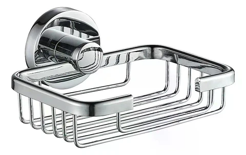 Jabonera Acero Inoxidable Para Baño Plateado Swertt Taumm Plateado