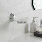 Jabonera De Vidrio Linea Colomba Taumm Baño Color Gris Gris - Miniatura 2