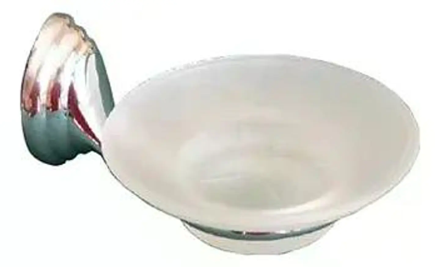 Jabonera De Vidrio Linea Colomba Taumm Baño Color Gris Gris 6