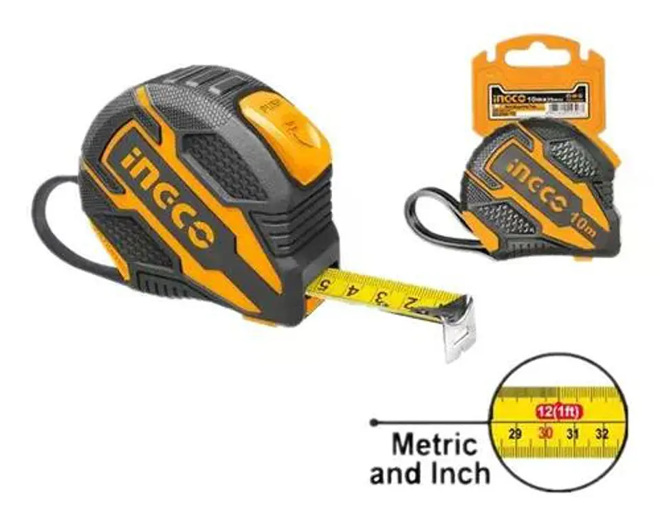 Huincha De Medir Ingco 10 M X 25 Mm Cinta Métrica  4