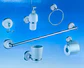 Kit Accesorios Para Pared Baño Cerámico Blanco Cromado Taumm Blanco - Miniatura 6