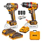 Kit Combo Ingco 20v Taladro Percutor 66nm + Llave De Impacto - Miniatura 1
