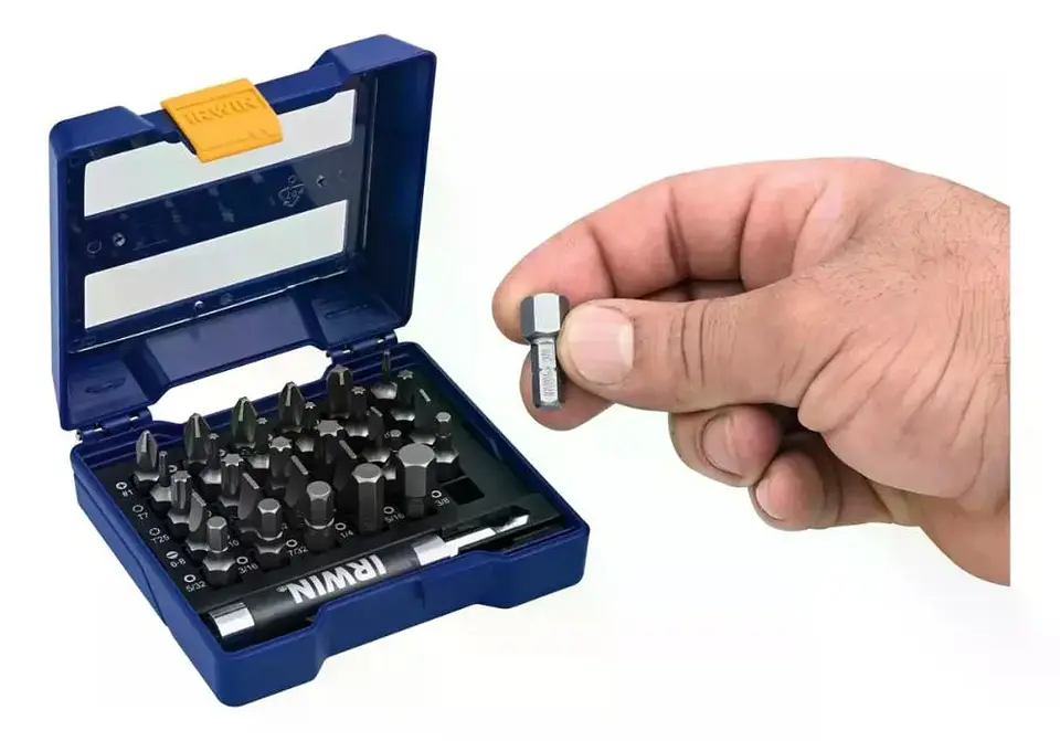 Juego De Puntas Intercambiables Irwin 31 Piezas + Caja Trans 6