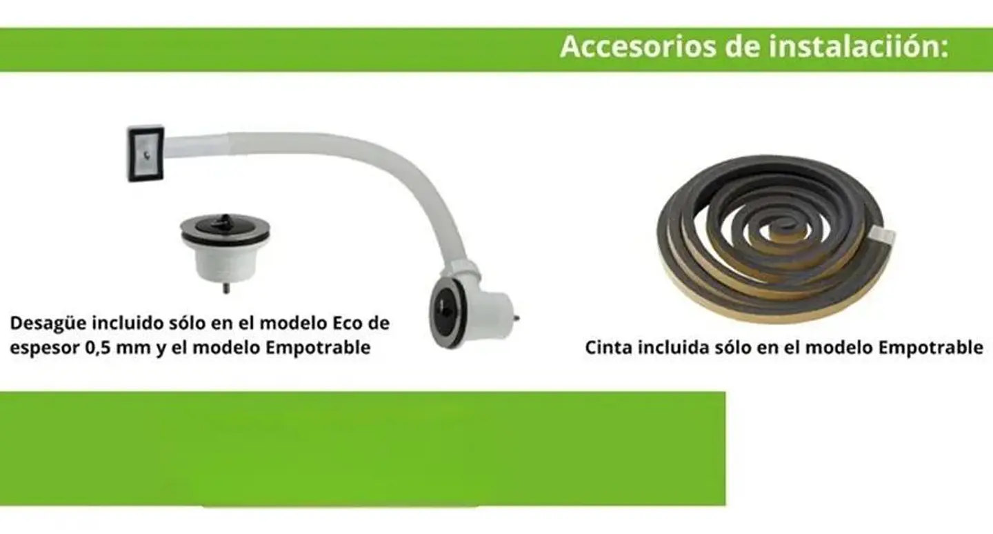 Lavaplatos Doble 120x44 Empotrado Monomando Izquierdo Taumm Gris 3