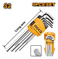 Juego 9 Llaves Allen Larga Cromo 1.5 - 10mm Ingco Hhk11091 - Miniatura 3