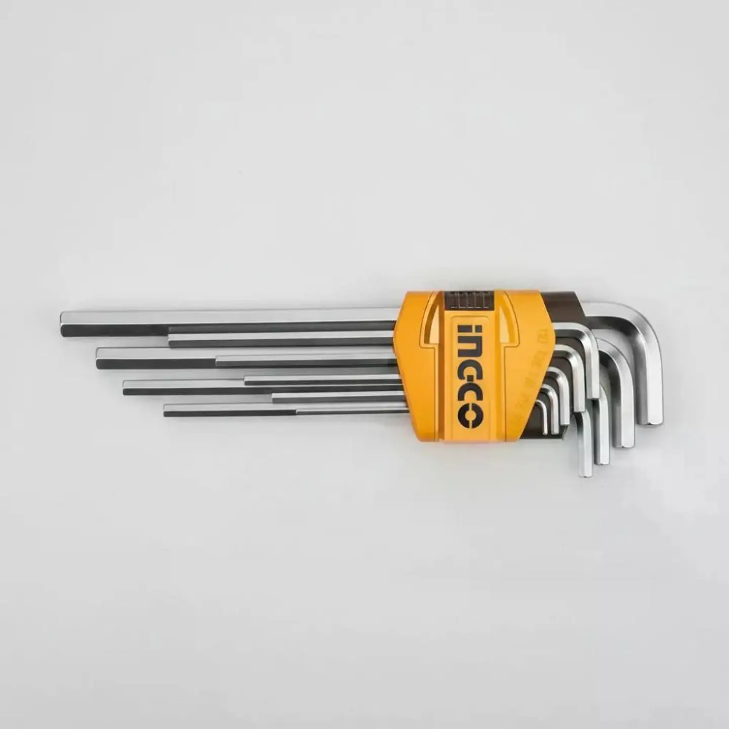 Juego 9 Llaves Allen Larga Cromo 1.5 - 10mm Ingco Hhk11091 7