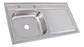 Lavaplatos Lava Vajilla Sobreponer 100x50 Taumm Derecho Gris Gris - Miniatura 2