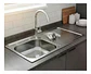 Lavaplatos Lava Vajilla Sobreponer 100x50 Taumm Derecho Gris Gris - Miniatura 8