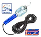 Lampara De Mano Wadfow 75w 10 Mts E27 Wfl30001 Autos Mecánic Blanco Azul - Miniatura 3