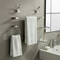 Kit Set Accesorios Pared Baño Hamburg Taumm 7 Piezas Metal - Miniatura 3