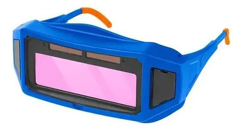 Lente Soldar Fotosensible Wadfow Wwa1501 Azul Liso Azul Lisa