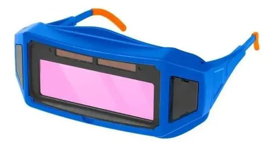 Lente Soldar Fotosensible Wadfow Wwa1501 Azul Liso Azul Lisa 1