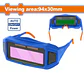 Lente Soldar Fotosensible Wadfow Wwa1501 Azul Liso Azul Lisa - Miniatura 9