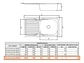 Lavaplatos Empotrable 100x44 Cm P/monomando Derecho Taumm Gris - Miniatura 2