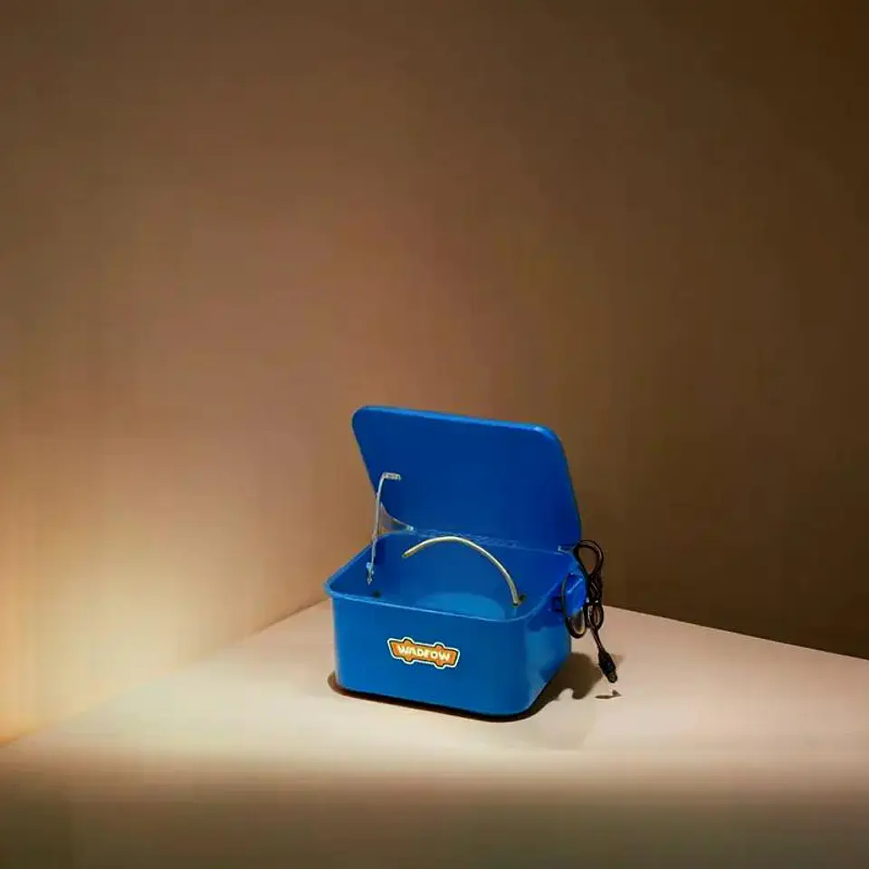 Lavadora De Piezas Mecánicas Eléctrica Wadfow Portátil 13l Azul 50 Hz 2