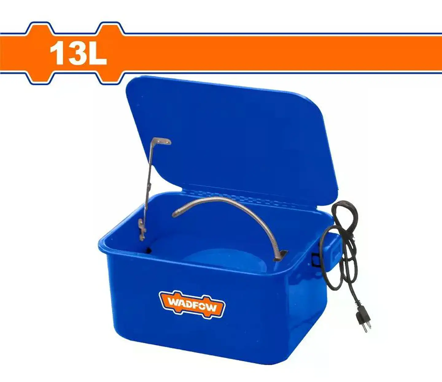 Lavadora De Piezas Mecánicas Eléctrica Wadfow Portátil 13l Azul 50 Hz 3