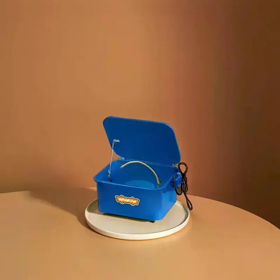 Lavadora De Piezas Mecánicas Eléctrica Wadfow Portátil 13l Azul 50 Hz 4
