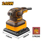 Lijadora Orbital Electrica 240w 110x100 Mm Ingco Ps2416 Amarillo 50 / 60 Hz - Miniatura 8