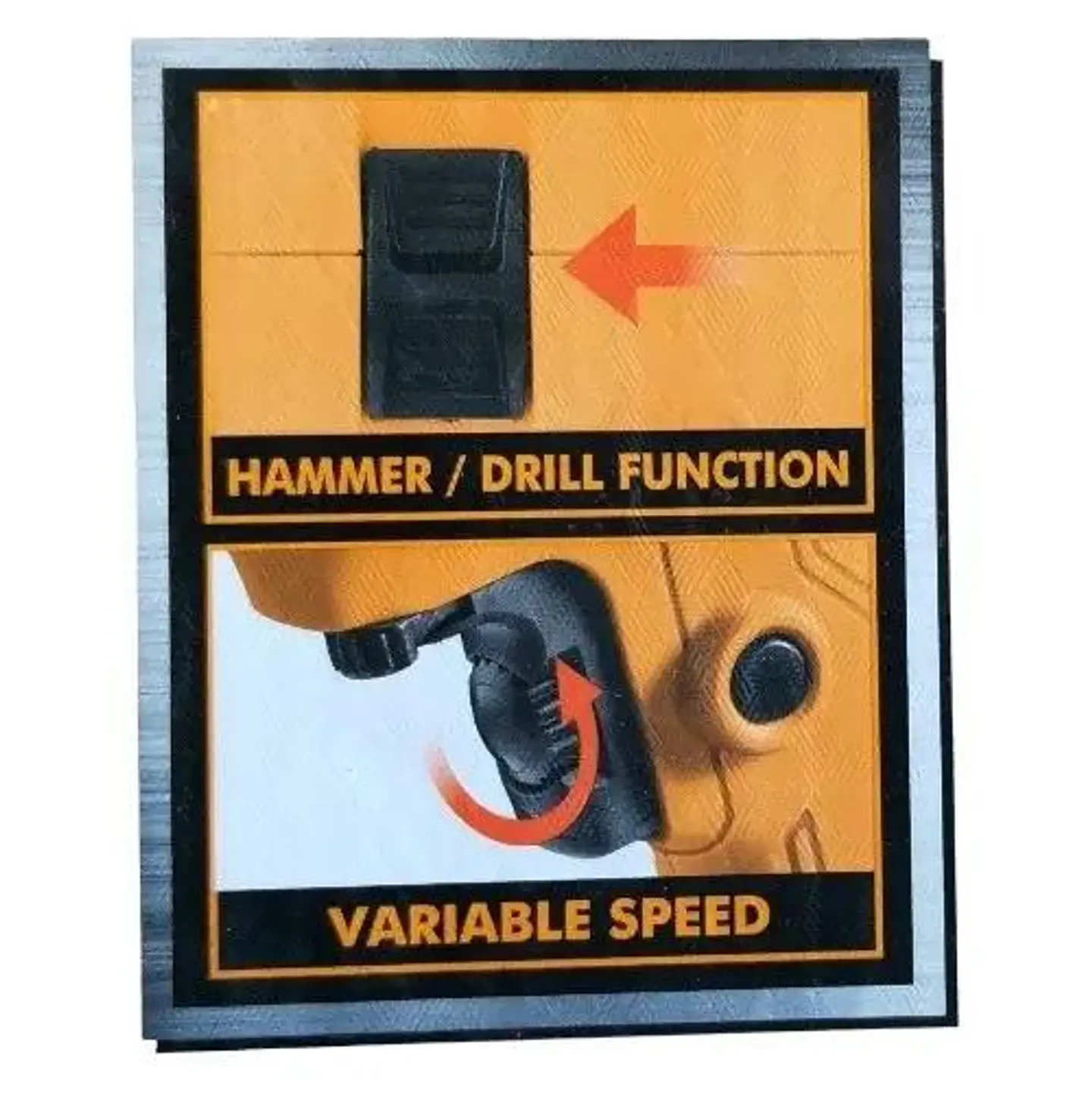 Kit Set Taladro Percutor Eléctrico Ingco 680 W + 115 Piezas  Amarillo 50 60 Hz 3