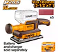 Lijadora Orbital Inalambrica Bl 20v 90x180mm Ingco Cfsli2031 Naranja Claro - Miniatura 4